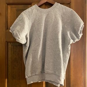 SHORT SLEEVE SWEATSHIRT